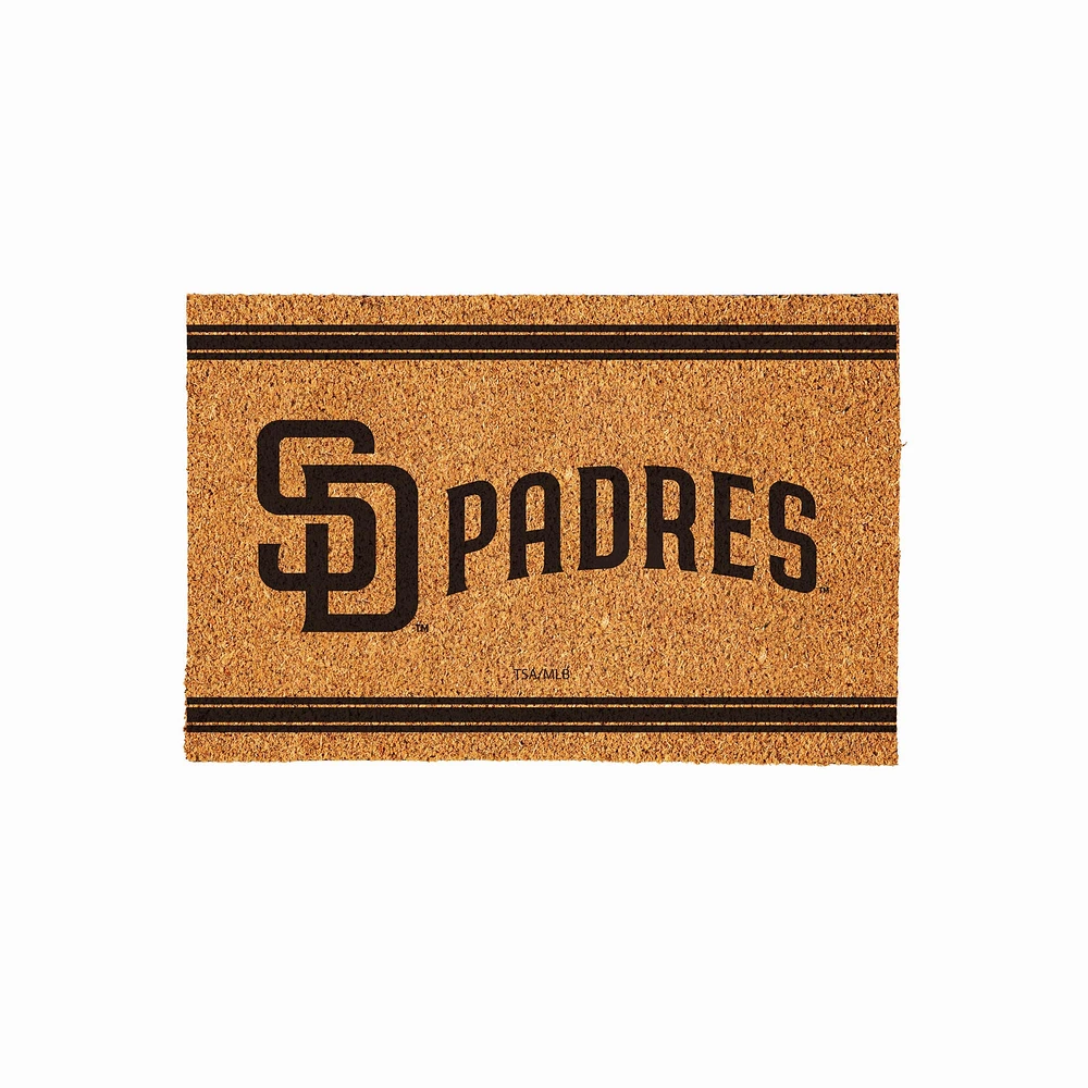 San Diego Padres 24" x 36" Outdoor Monochrome Team Logo Coir Mat