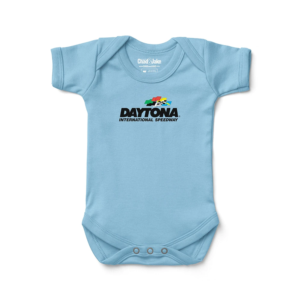 Newborn & Infant Chad Jake Blue NASCAR Daytona Speedway Track Bodysuit