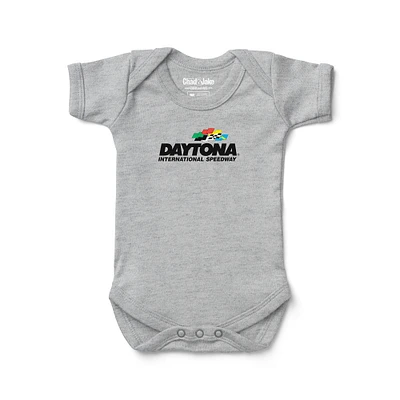 Newborn & Infant Chad Jake Heather Gray NASCAR Daytona Speedway Track Bodysuit
