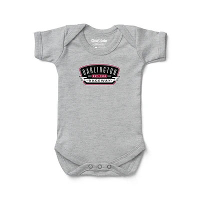 Newborn & Infant Chad Jake Heather Gray NASCAR Darlington Raceway Track Bodysuit