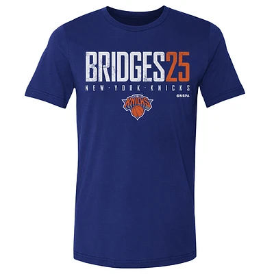 Men's 500 Level Mikal Bridges Blue New York Knicks Elite Player T-Shirt