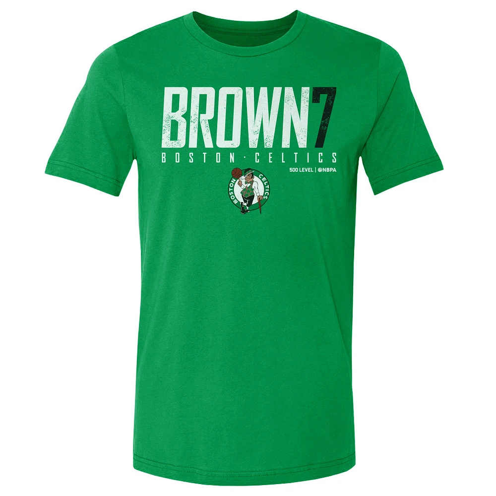 Men's 500 Level Jaylen Brown Kelly Green Boston Celtics Elite Player T-Shirt