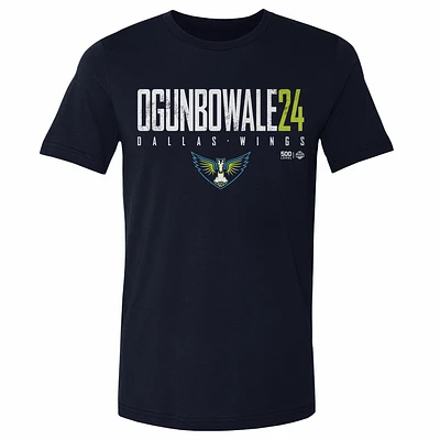 Men's 500 Level Arike Ogunbowale Navy Dallas Wings Elite Player T-Shirt