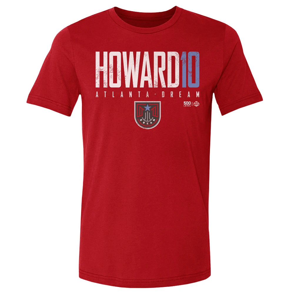 Men's 500 Level Rhyne Howard Red Atlanta Dream Elite Player T-Shirt