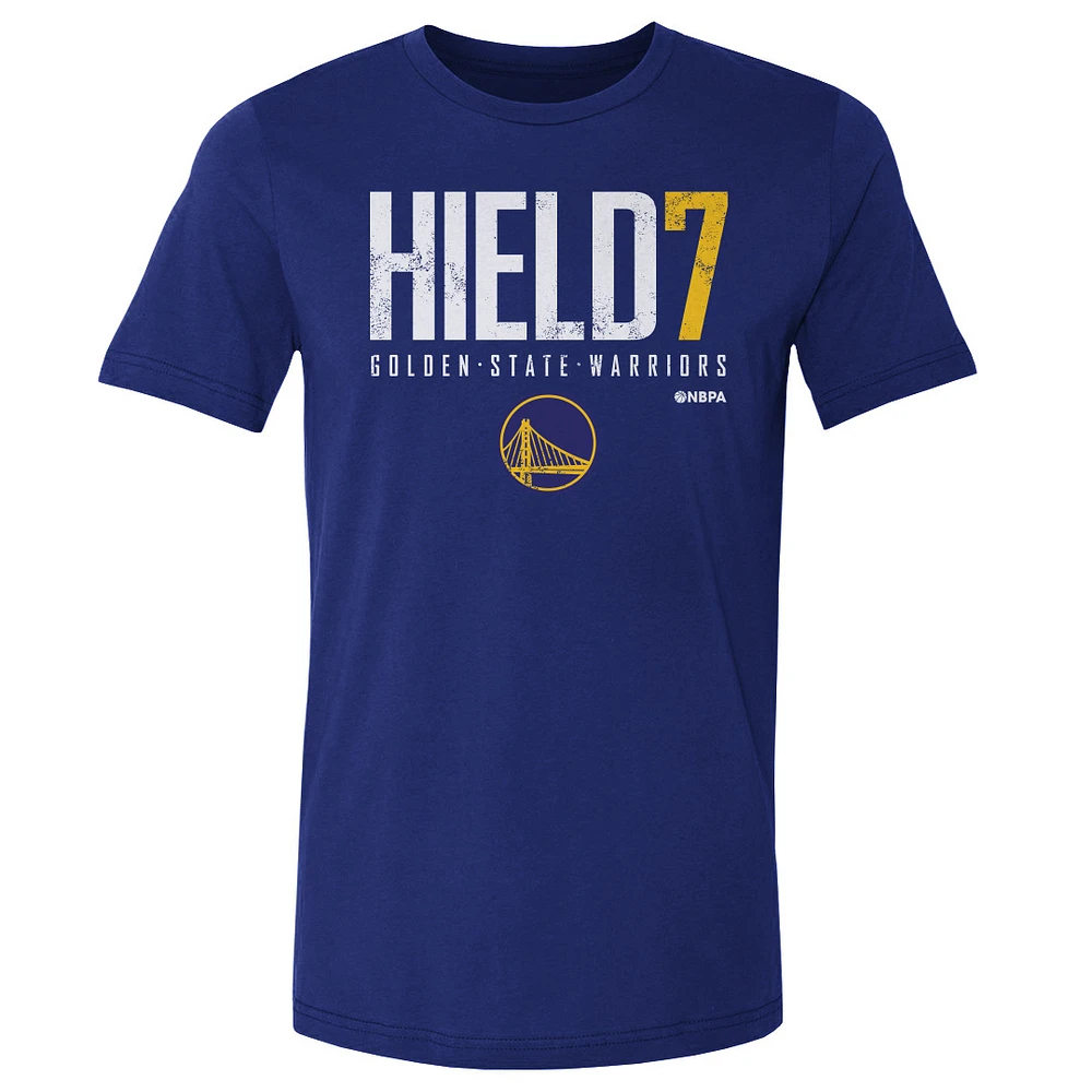 Men's 500 Level Buddy Hield Royal Golden State Warriors Elite Player T-Shirt