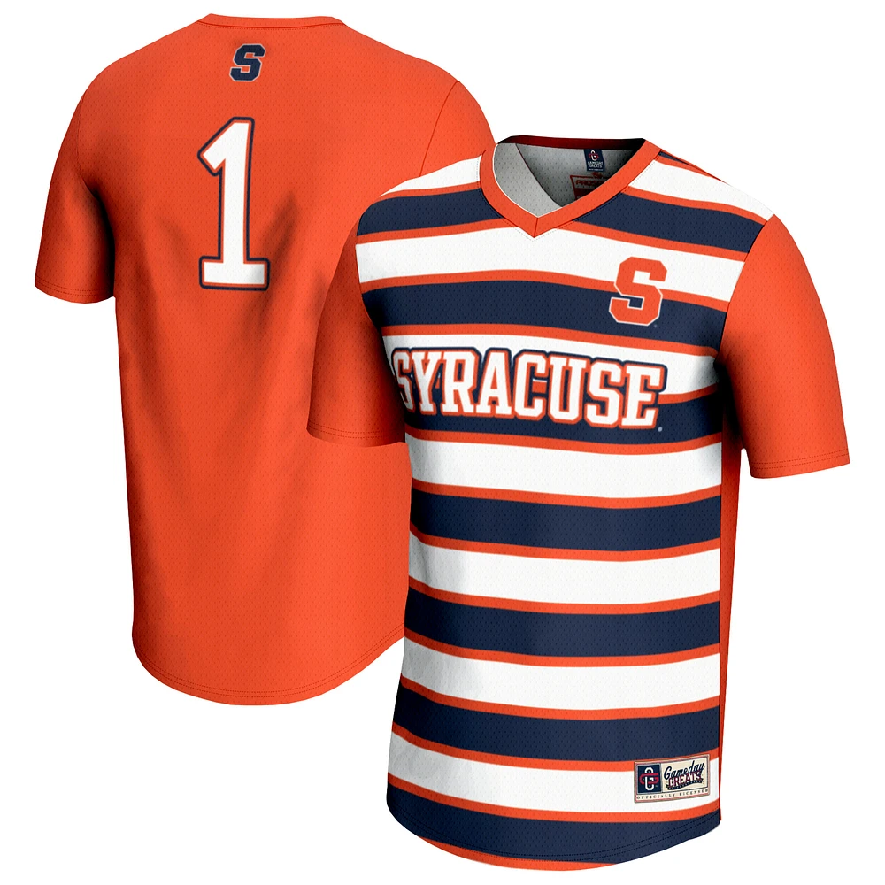 Unisex GameDay Greats #1 Orange Syracuse Lightweight Soccer Fashion Jersey