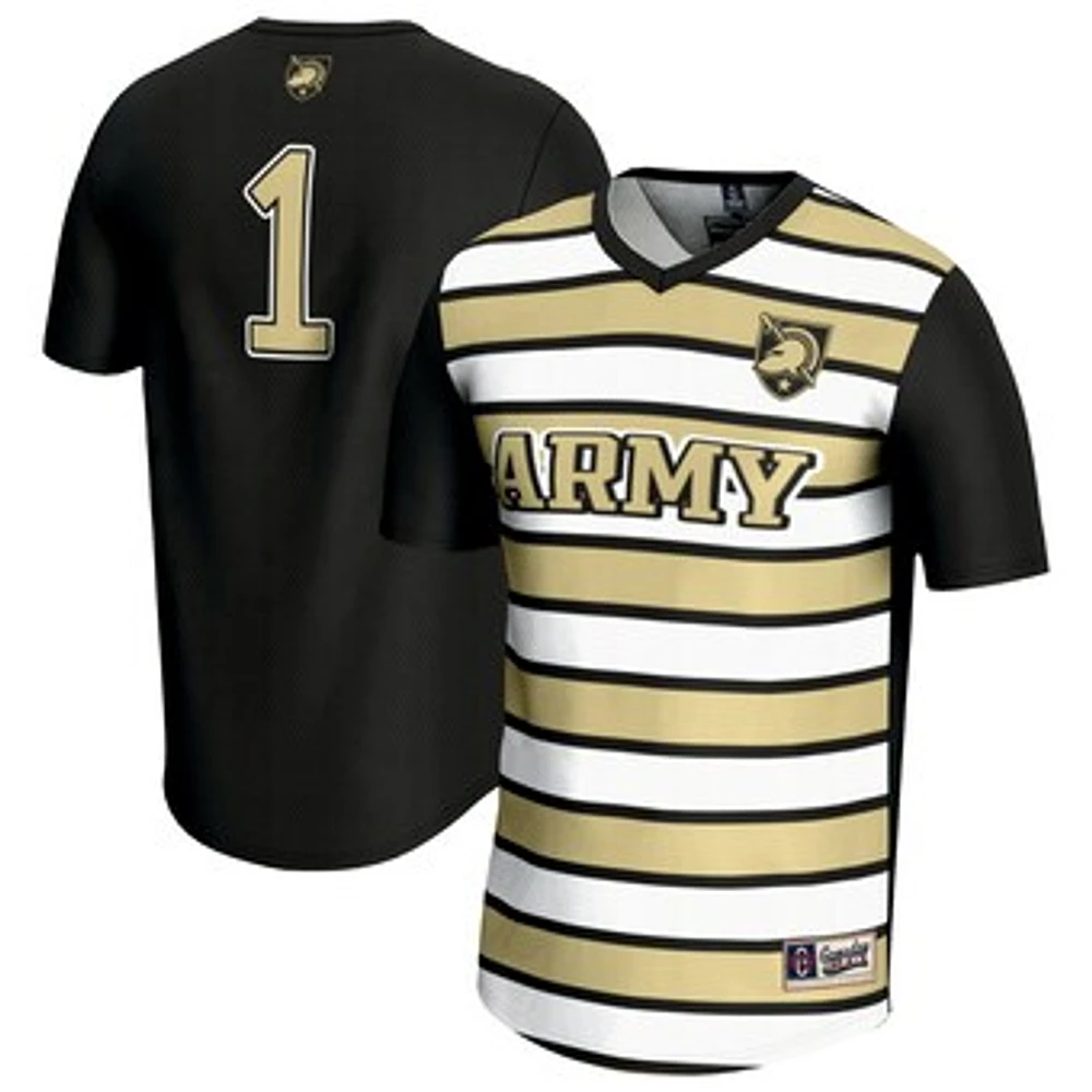 Unisex GameDay Greats #1 Black Army Knights Lightweight Soccer Fashion Jersey