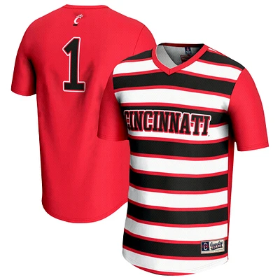 Youth GameDay Greats #1 Red Cincinnati Bearcats Lightweight Soccer Fashion Jersey