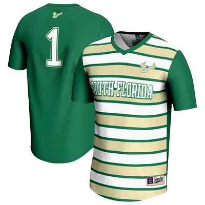 Youth GameDay Greats #1 Green South Florida Bulls Lightweight Soccer Fashion Jersey