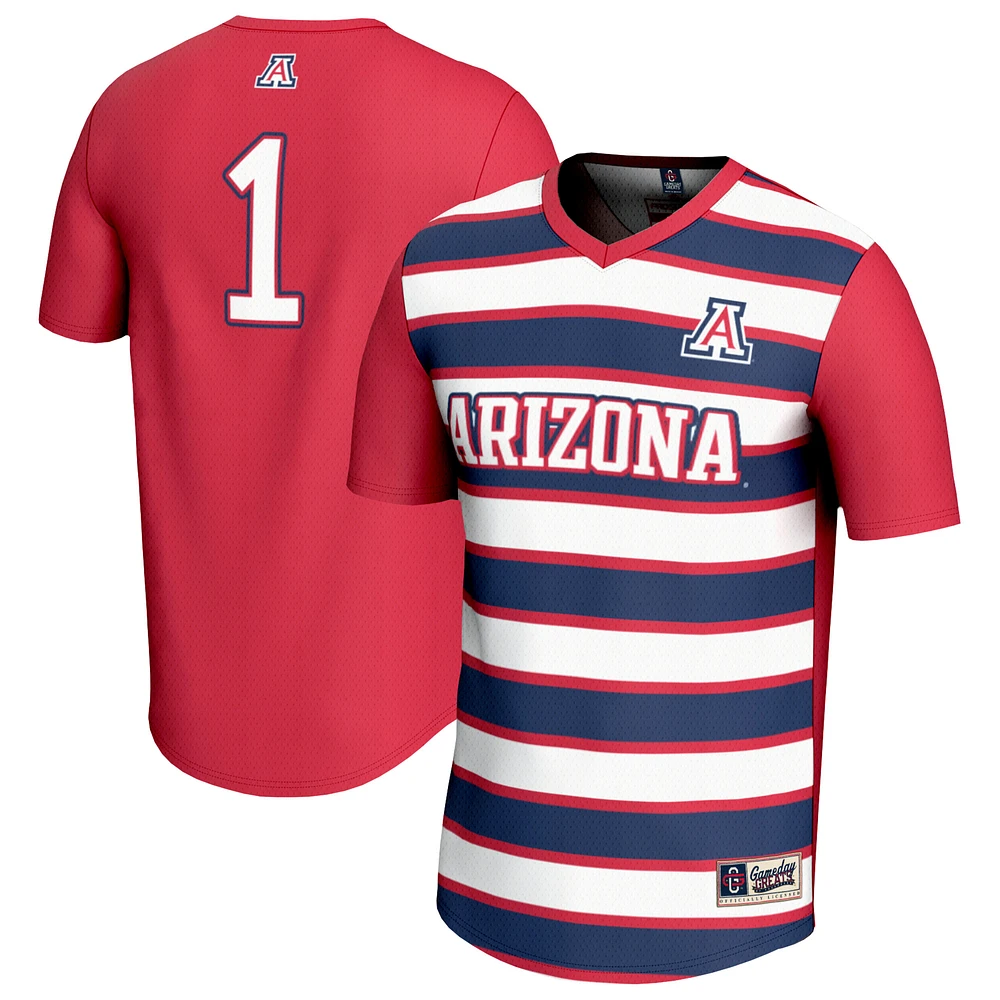 Youth GameDay Greats #1 Red Arizona Wildcats Lightweight Soccer Fashion Jersey