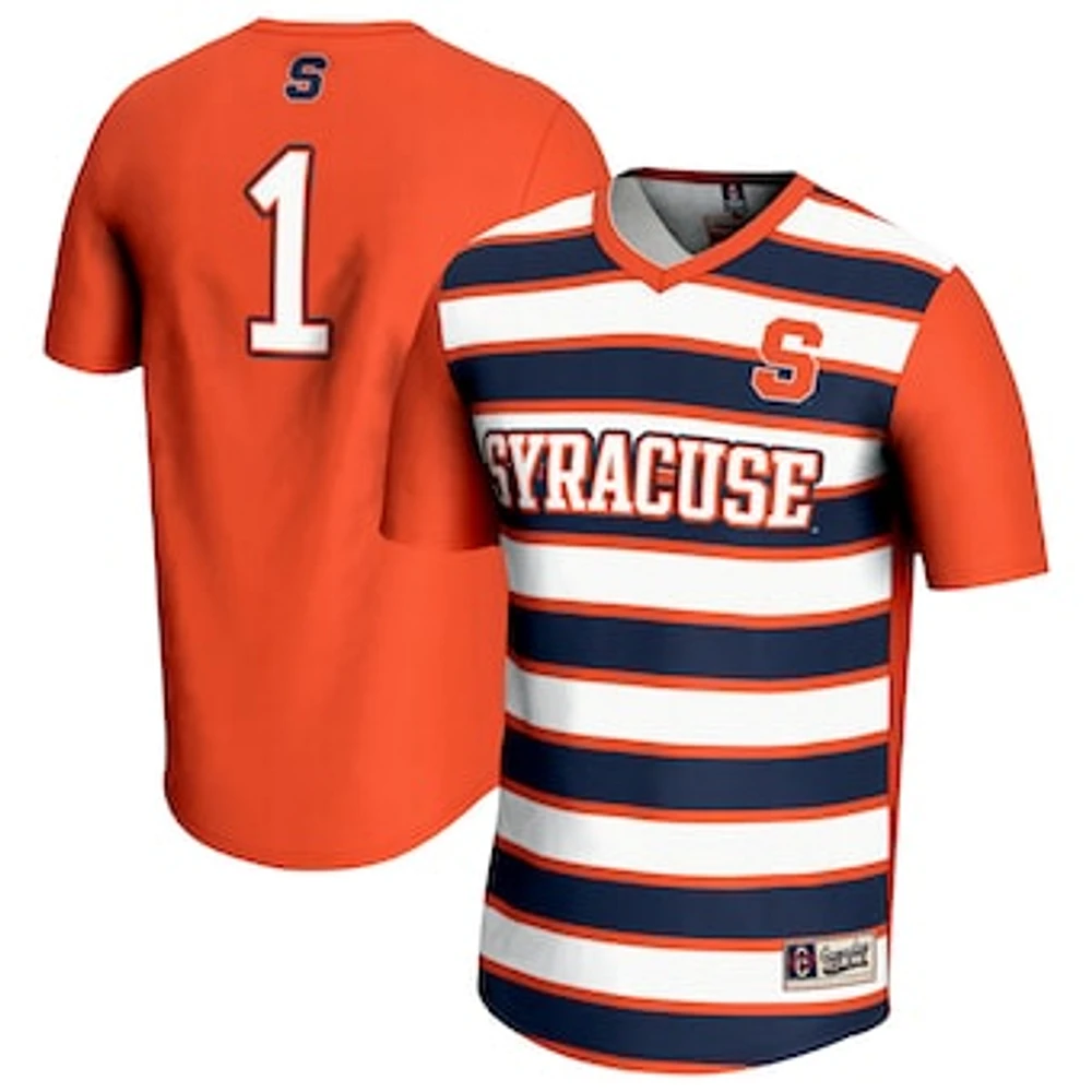 Youth GameDay Greats #1 Orange Syracuse Lightweight Soccer Fashion Jersey