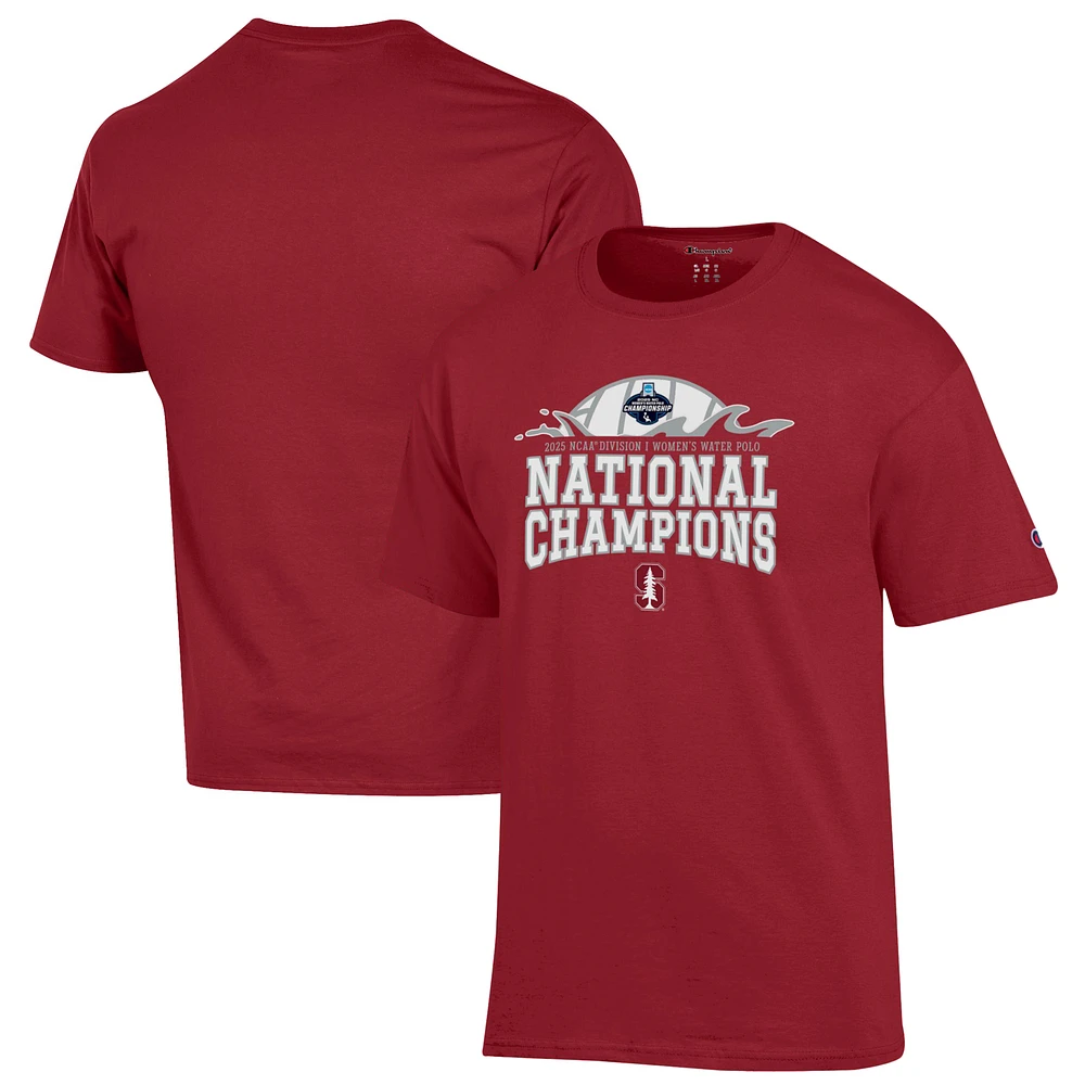 Unisex Champion Cardinal Stanford 2025 NCAA Women's Water Polo National Champions T-Shirt