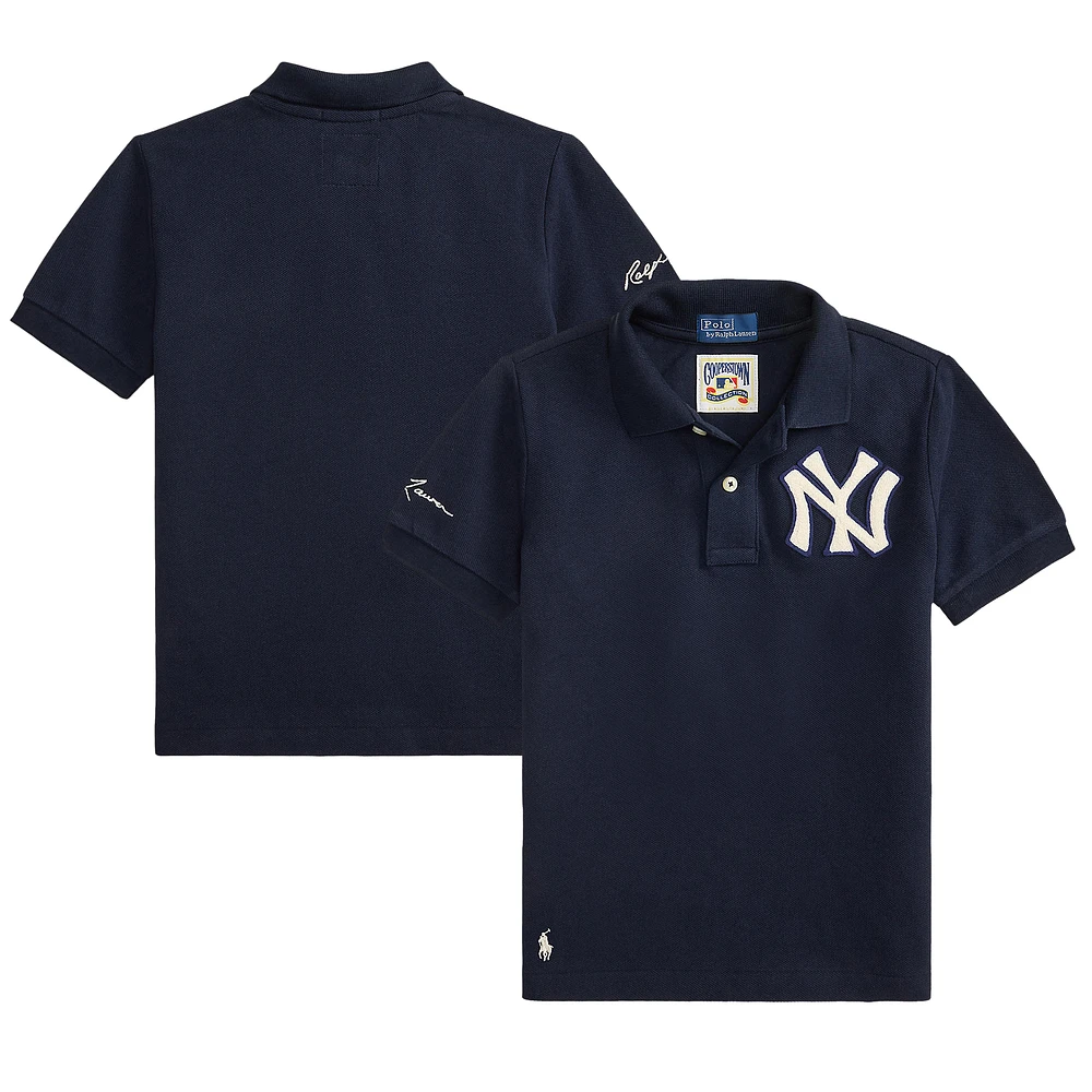 Toddler Polo Ralph Lauren Navy Yankees Polo Shirt