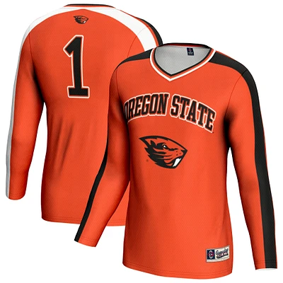 Unisex GameDay Greats Orange Oregon State Beavers #1 Lightweight Volleyball Fashion Jersey