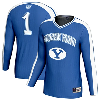 Unisex GameDay Greats Royal BYU Cougars #1 Lightweight Volleyball Fashion Jersey