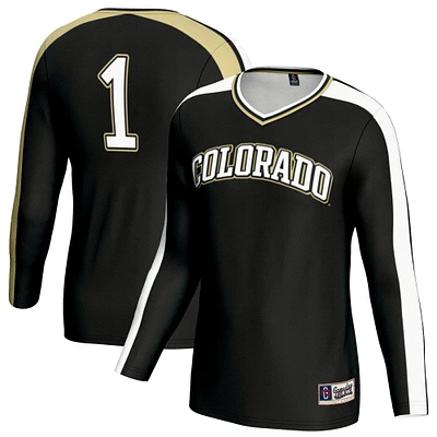 Unisex GameDay Greats Black Colorado Buffaloes #1 Lightweight Volleyball Fashion Jersey