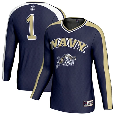 Unisex GameDay Greats Navy Midshipmen #1 Lightweight Volleyball Fashion Jersey