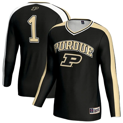 Youth GameDay Greats Black Purdue Boilermakers #1 Lightweight Volleyball Fashion Jersey
