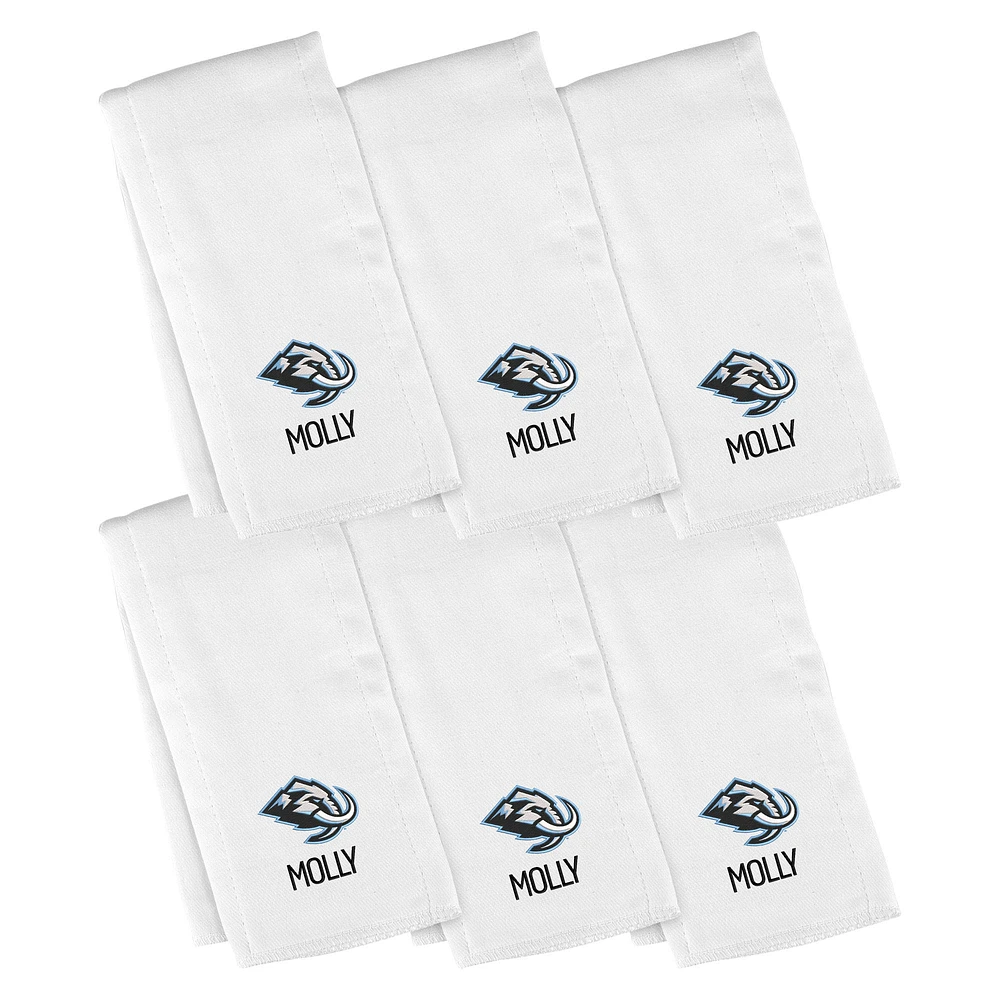 Infant Chad & Jake Utah Mammoth Primary Logo Six-Piece Personalized Burp Cloth Set