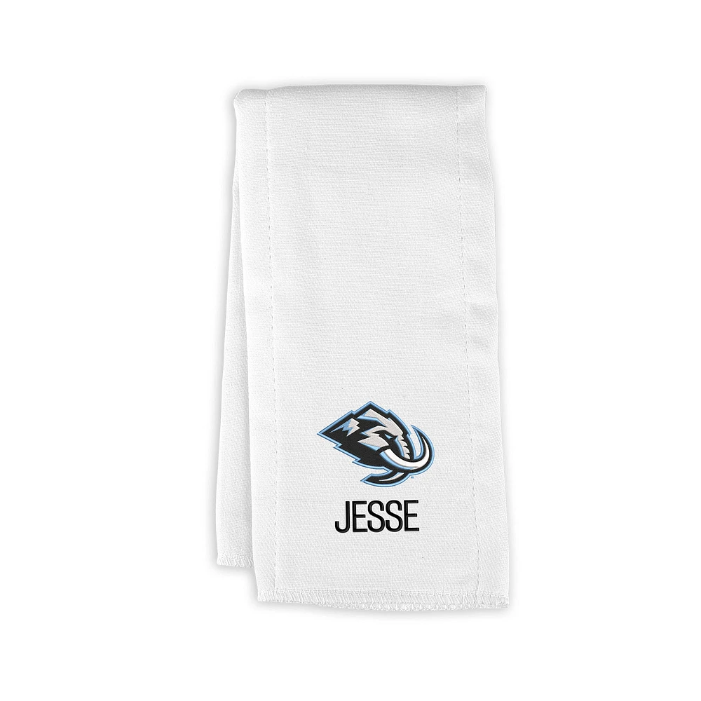 Infant Chad & Jake Utah Mammoth Primary Logo Personalized Burp Cloth