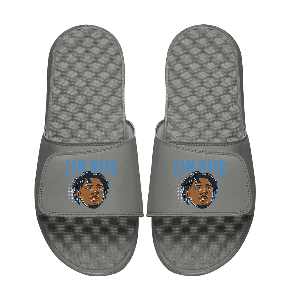 Unisex ISlide Cam Ward Gray NFLPA Swaghead Mantra Slide Sandals