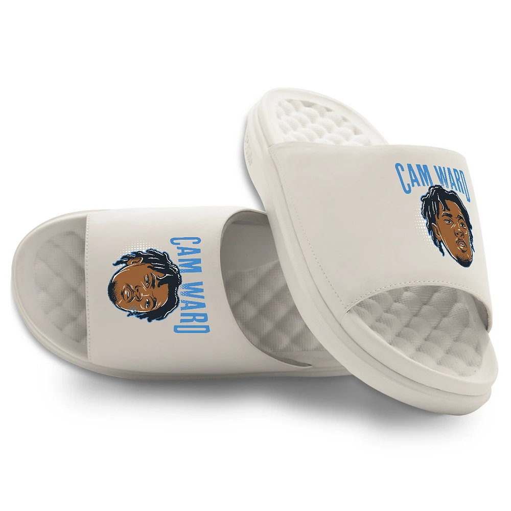 Unisex ISlide Cam Ward Cream NFLPA Swaghead Motive Slide Sandals