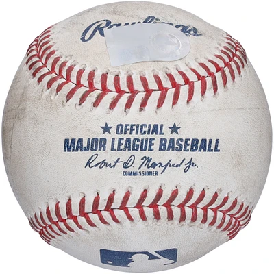 Brandon Lockridge San Diego Padres Game-Used Baseball vs. Pittsburgh Pirates on May 2, 2025 - RBI Single