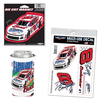 WinCraft Dale Earnhardt Jr. Budweiser Baseball Three-Piece Fan Pack