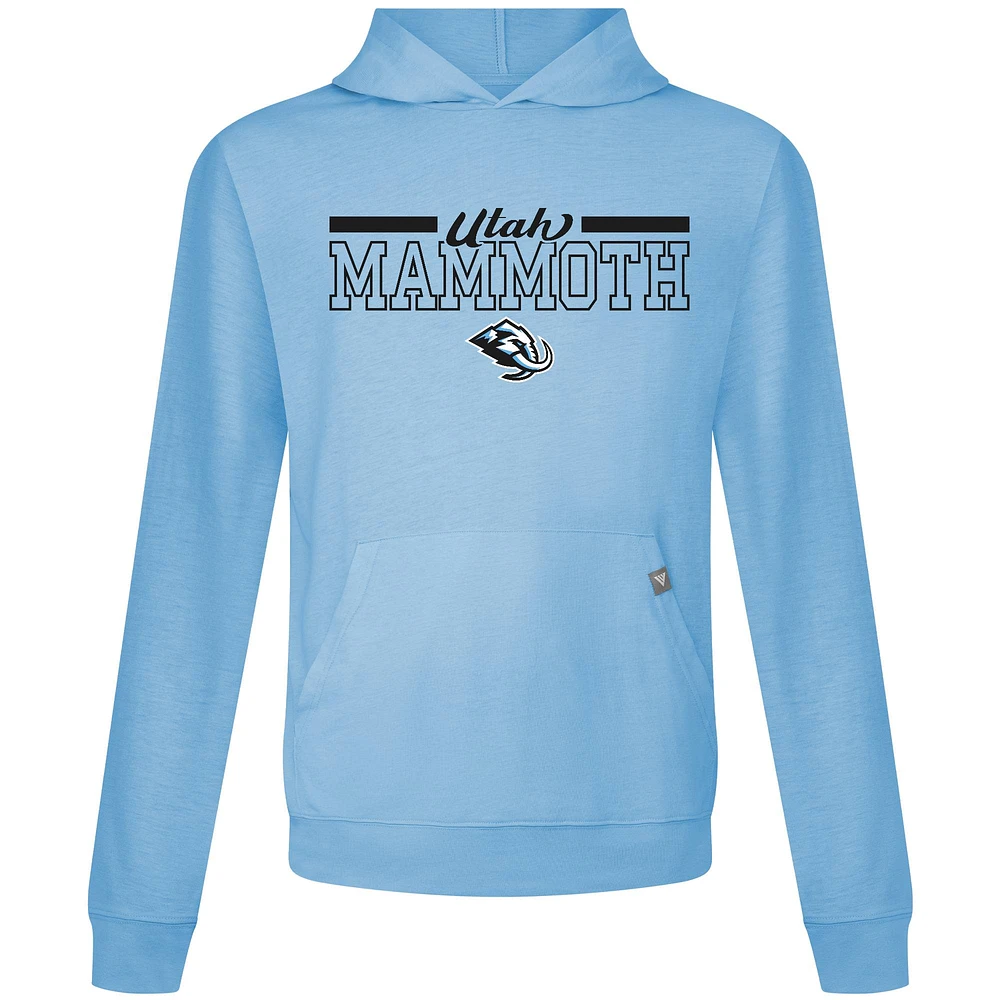 Men's Levelwear Light Blue Utah Mammoth Relay Vanguard Hoodie T-Shirt