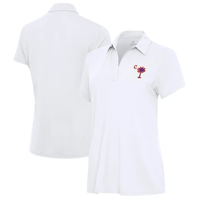 Women's Antigua Clemson Tigers Palmetto Series Era Polo