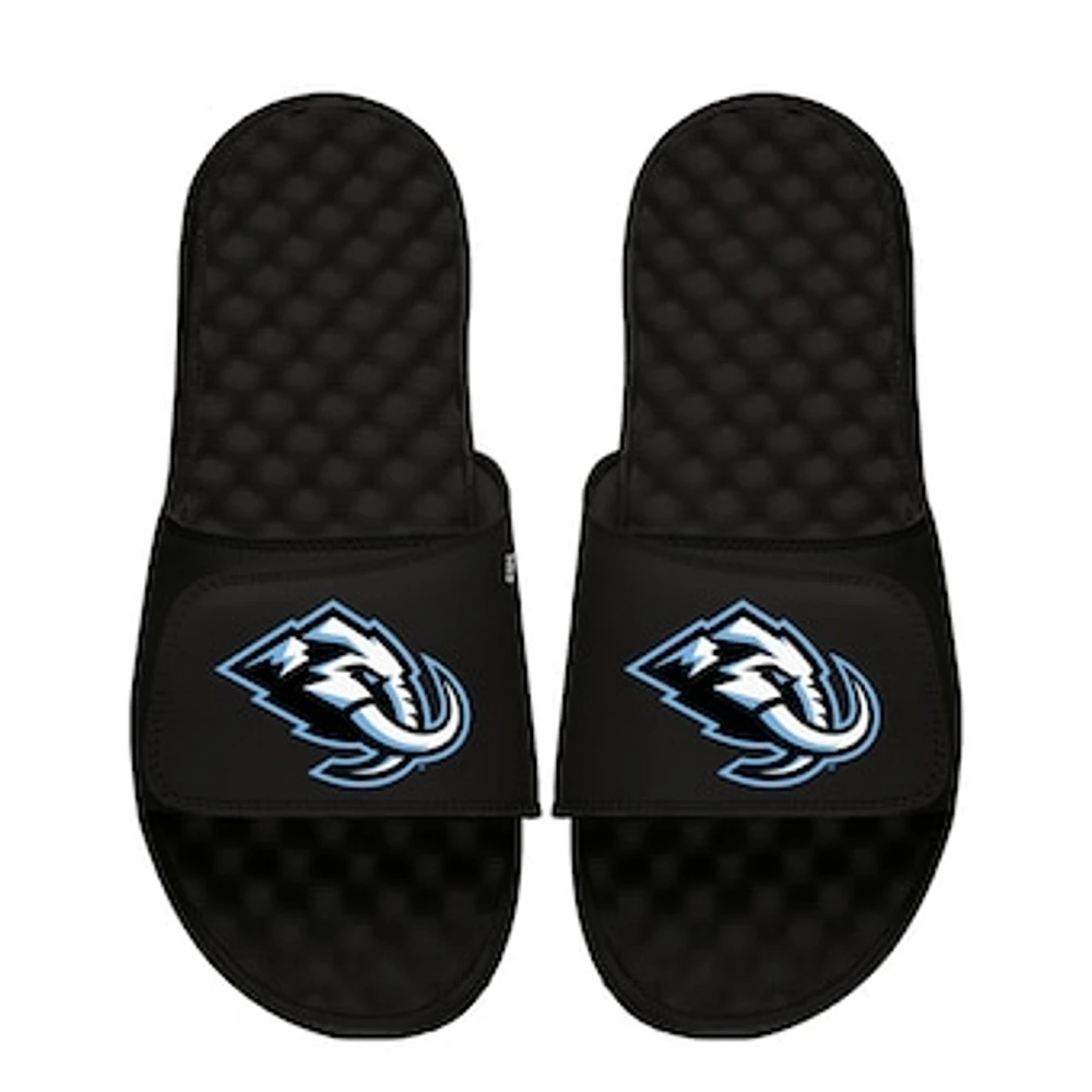 Unisex ISlide Black Utah Mammoth Primary Logo Slide Sandals