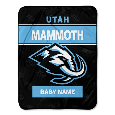 Infant Chad & Jake Utah Mammoth 30" x 40" Personalized Blanket