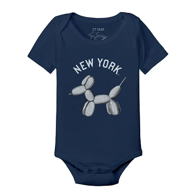 Infant Tiny Turnip Navy New York Yankees Balloon Dog Bodysuit