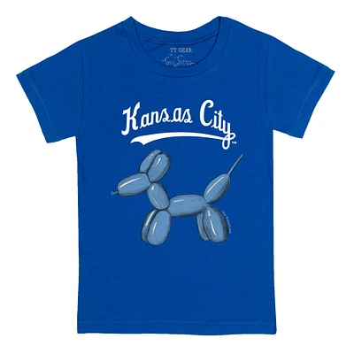 Toddler Tiny Turnip Royal Kansas City Royals Balloon Dog T-Shirt