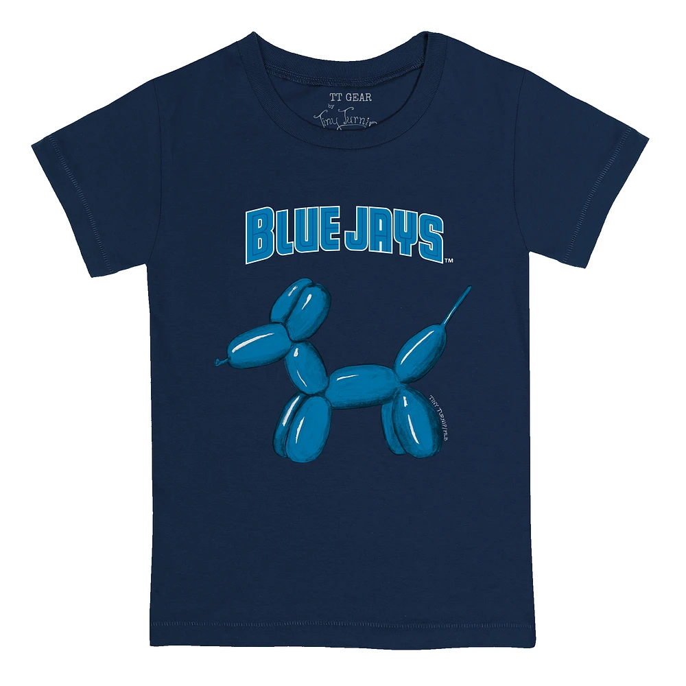 Toddler Tiny Turnip Navy Toronto Blue Jays Balloon Dog T-Shirt