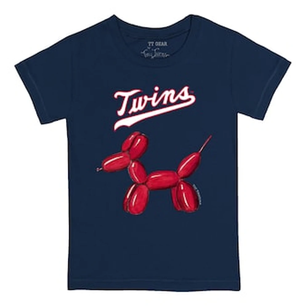 Youth Tiny Turnip Navy Minnesota Twins Balloon Dog T-Shirt