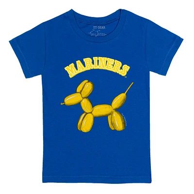 Youth Tiny Turnip Royal Seattle Mariners Balloon Dog T-Shirt