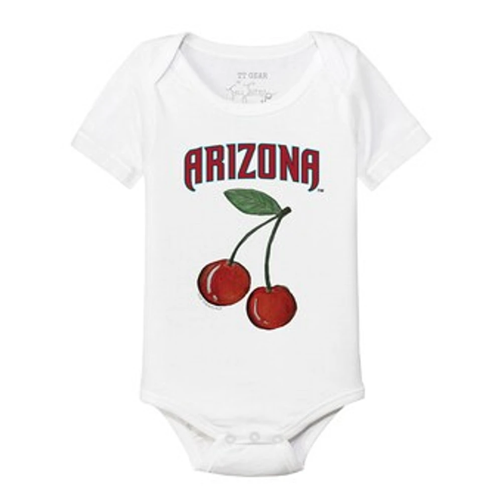 Infant Tiny Turnip White Arizona Diamondbacks Cherries Bodysuit