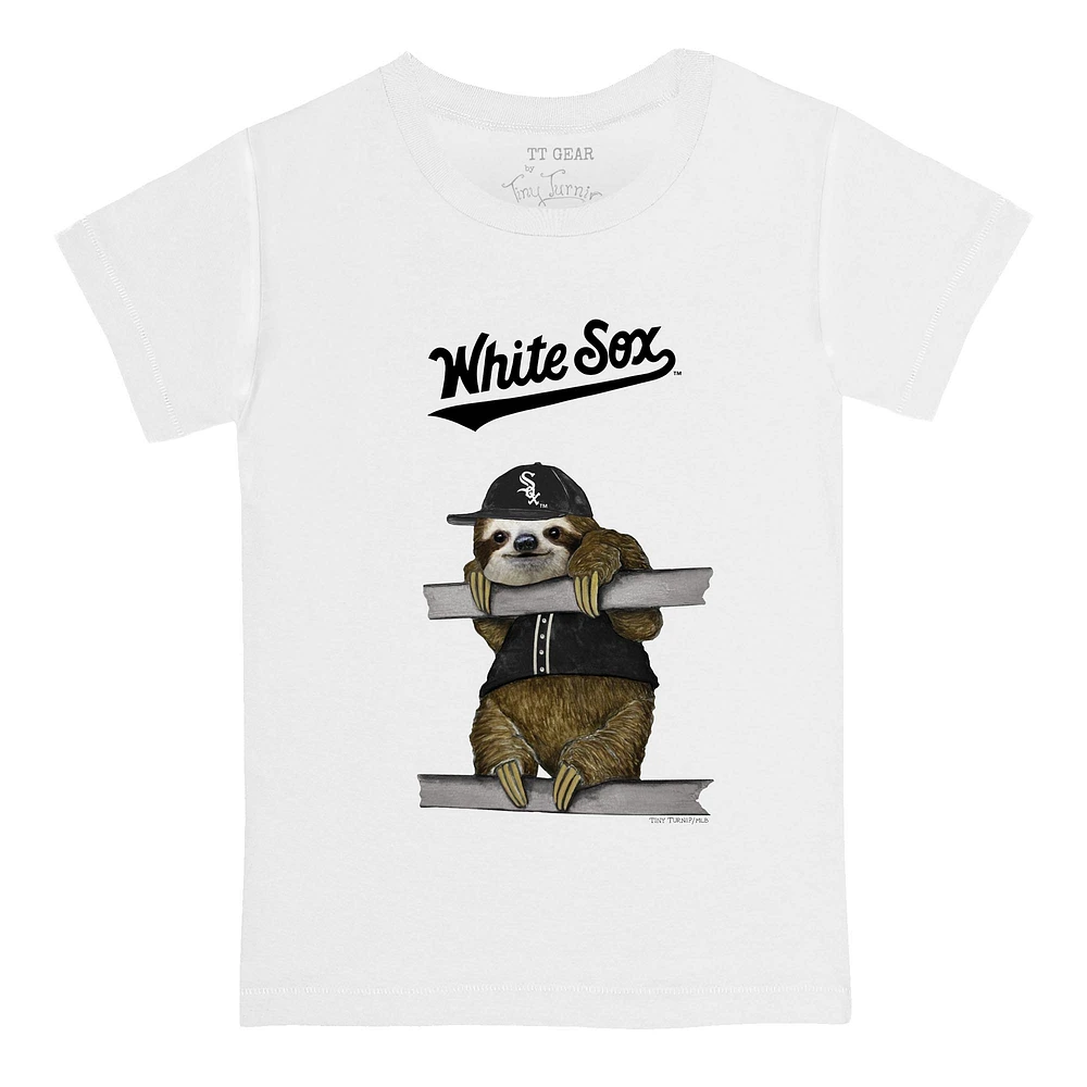 Youth Tiny Turnip White Chicago Sox Sloth T-Shirt