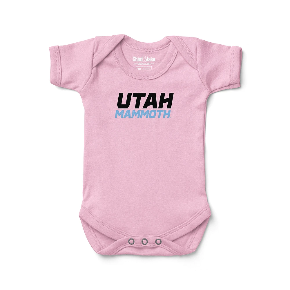 Newborn & Infant Chad Jake Utah Mammoth Wordmark Bodysuit