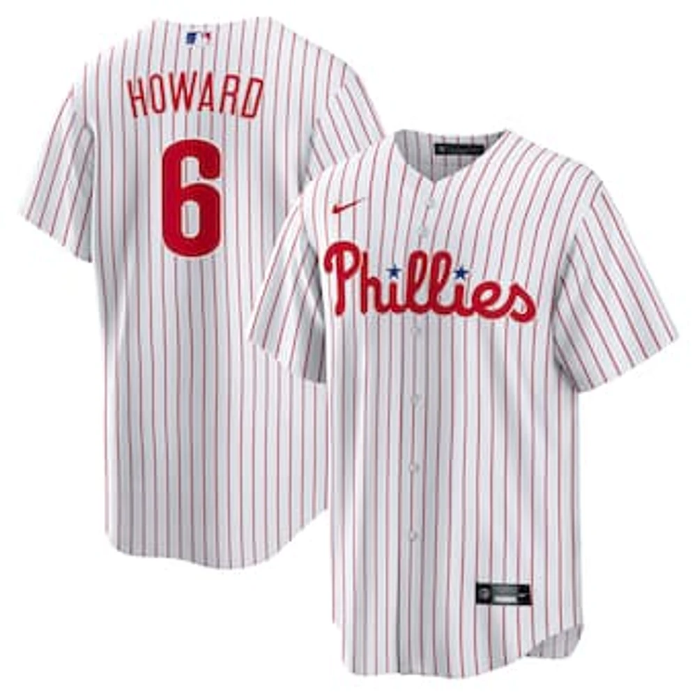 Men's Nike Ryan Howard White Philadelphia Phillies Replica Player Jersey
