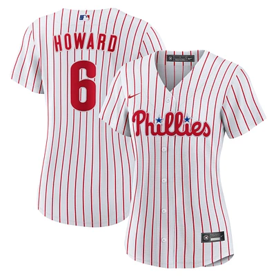 Women's Nike Ryan Howard White Philadelphia Phillies Replica Jersey
