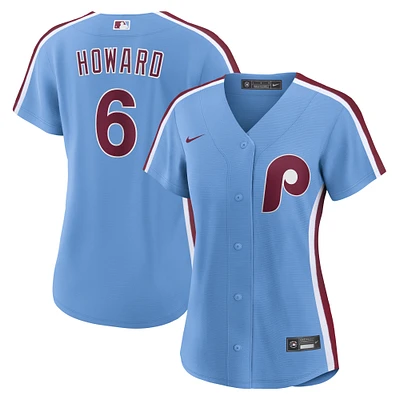 Women's Nike Ryan Howard Light Blue Philadelphia Phillies Replica Jersey