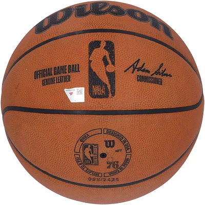 Philadelphia 76ers Game-Used Basketball vs. Atlanta Hawks on April 11, 2025