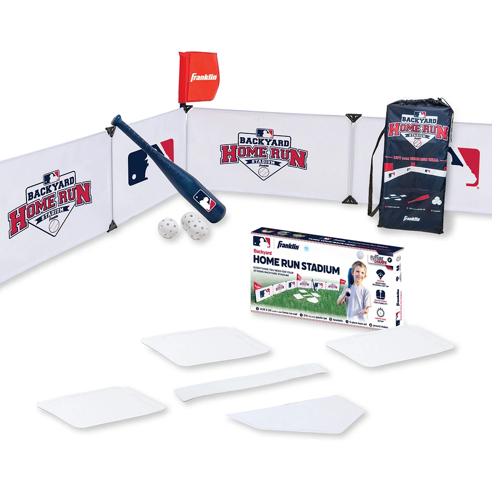 Youth Franklin Sports MLB Backyard Home Run Baseball Stadium Set
