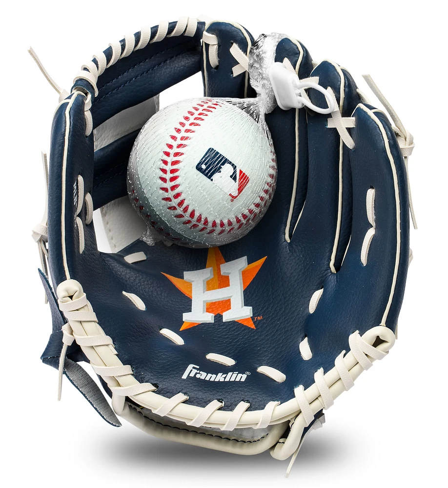 Youth Franklin Sports Houston Astros Teeball Glove & Ball Set