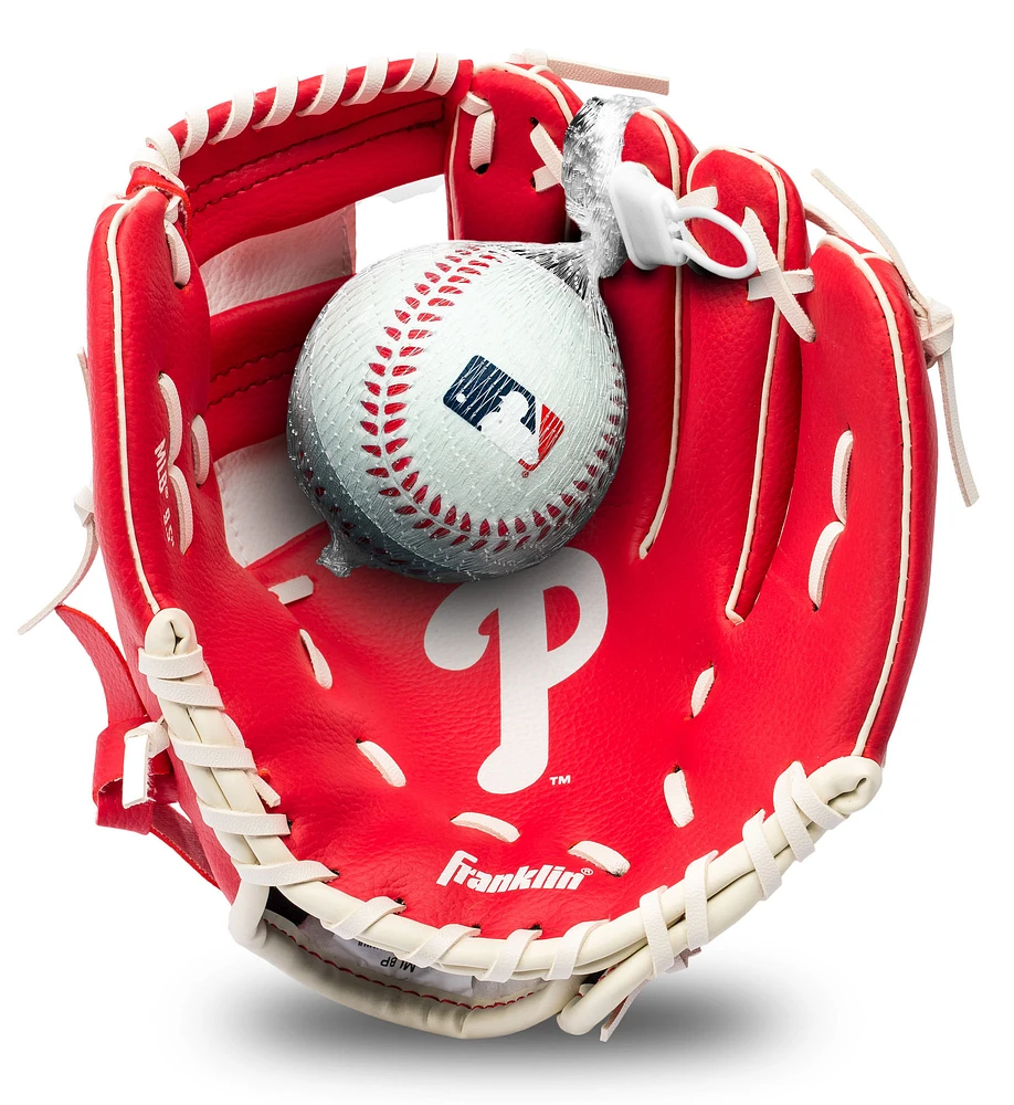 Youth Franklin Sports Philadelphia Phillies Teeball Glove & Ball Set