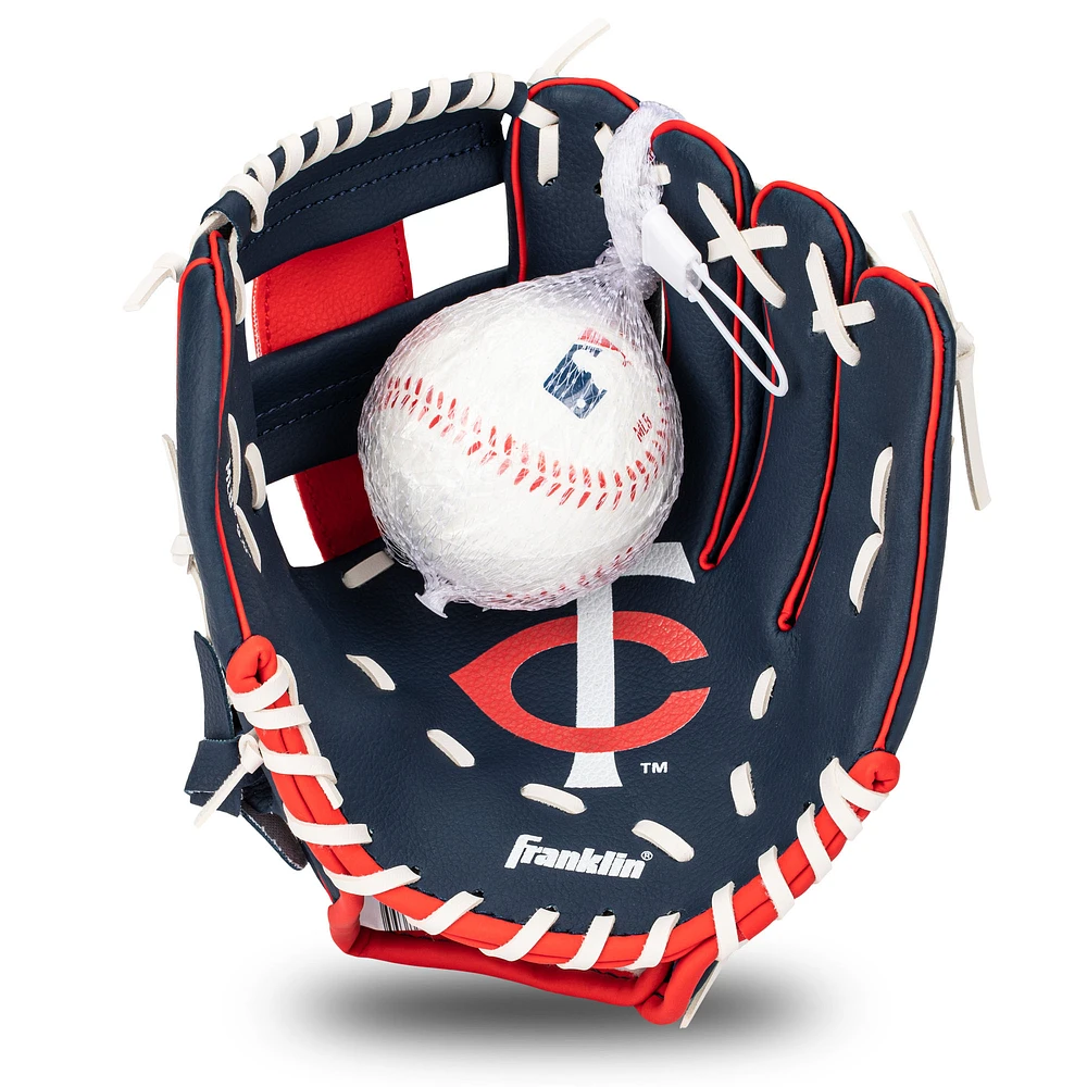 Youth Franklin Sports Minnesota Twins Teeball Glove & Ball Set