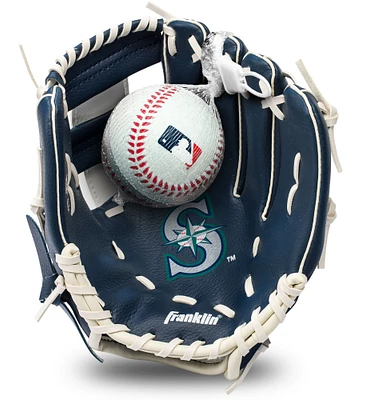 Youth Franklin Sports Seattle Mariners Teeball Glove & Ball Set