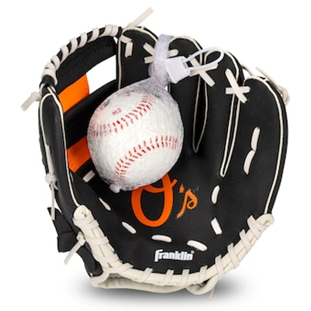 Youth Franklin Sports Baltimore Orioles Teeball Glove & Ball Set